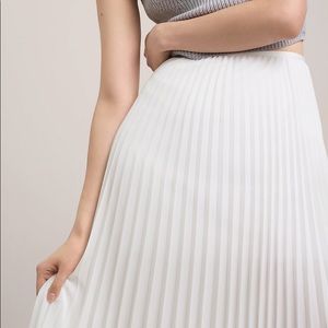 Babaton white Jude skirt